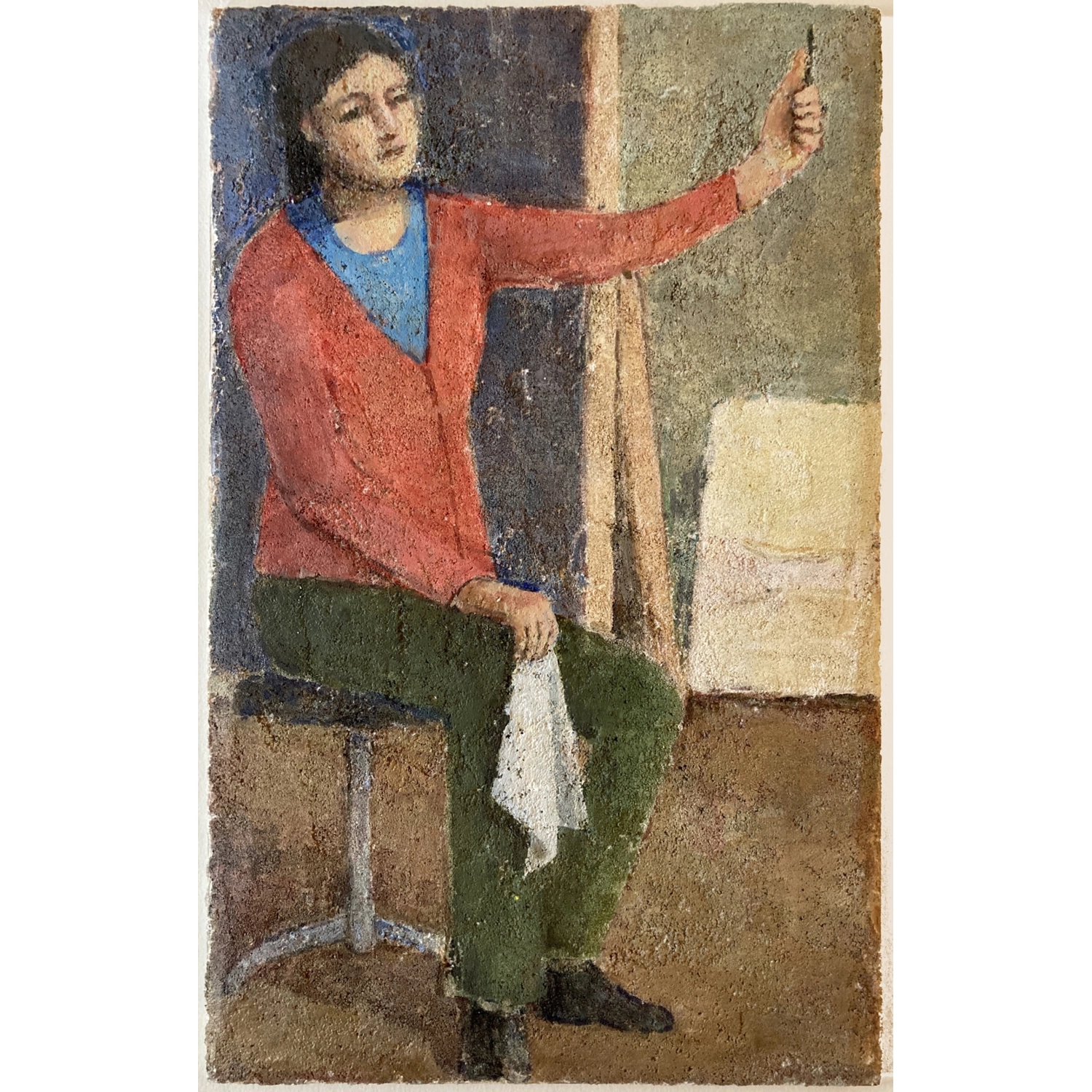 Painter with a Broken Foot